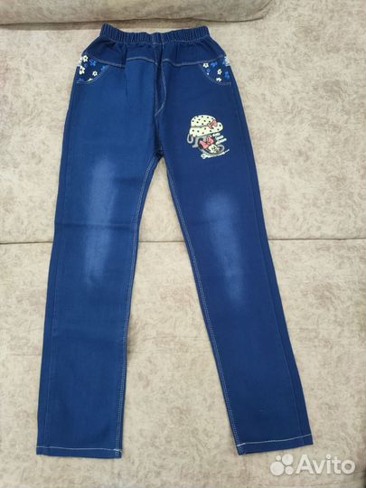 Джинсы для девочки новые