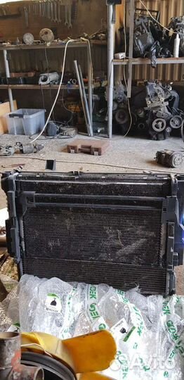 Кассета радиатора на BMW e46