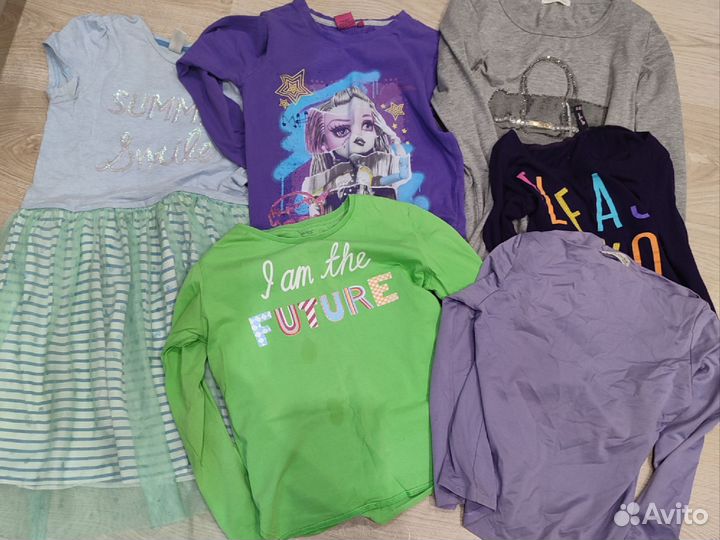 Детские вещи пакетом на девочку 140- 152