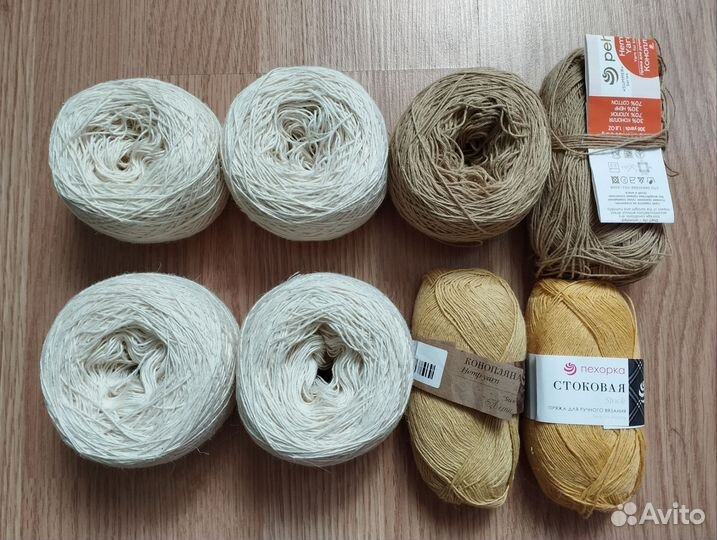 Пряжа Пехорка Конопляная