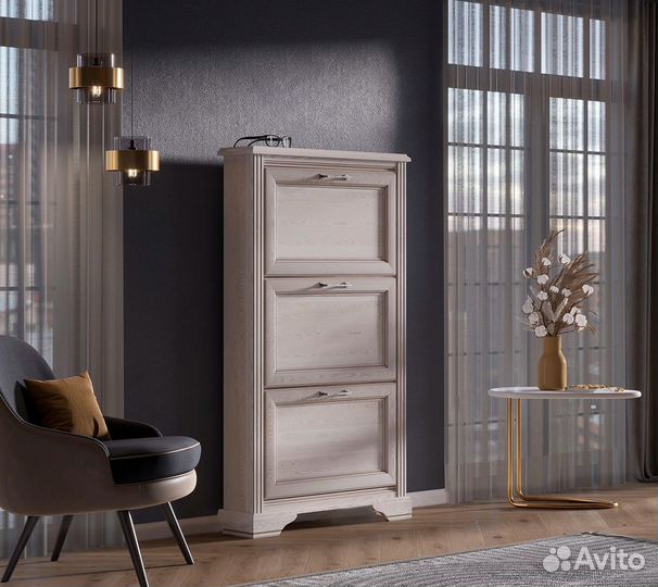 Тумба для обуви Стилиус (Stylius) B169-BUT3D, лист