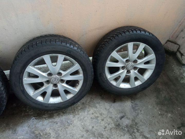 Колеса Мазда 3 в сборе зимние оригинал