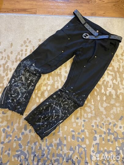 Джинсы flared custom