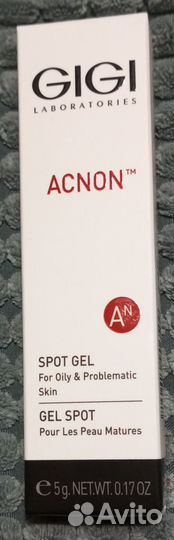 Антисептический гель Gigi Acnon Spot Gel