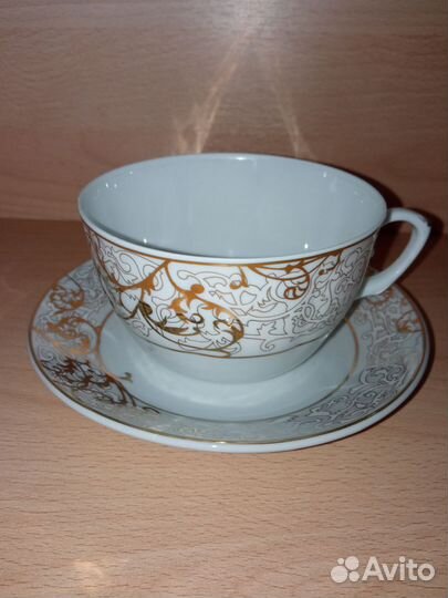 Чайная пара фарфоровая Lavenir 250 мл