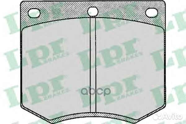 Колодки тормозные ford granada/taunus 70-85 пер