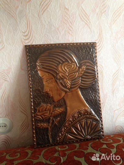 Панно чеканка СССР