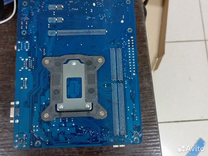Материнская плата lga1155 + процессор и кулер
