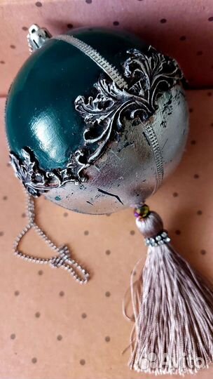 Новогодние шары винтажные ручной работы