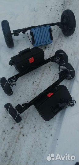 Электро привод для снегоката