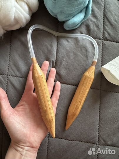 Спицы и пряжа комплектом