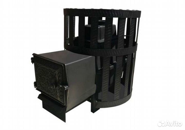 Чугунные печи для бани Воевода Березка