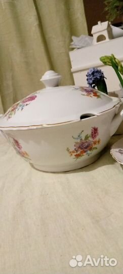 Супница фарфор дулево СССР