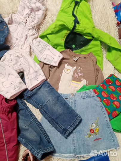 Пакет вещей на девочку 80-92