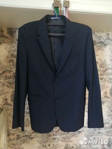 Пиджак школьный для мальчика 158