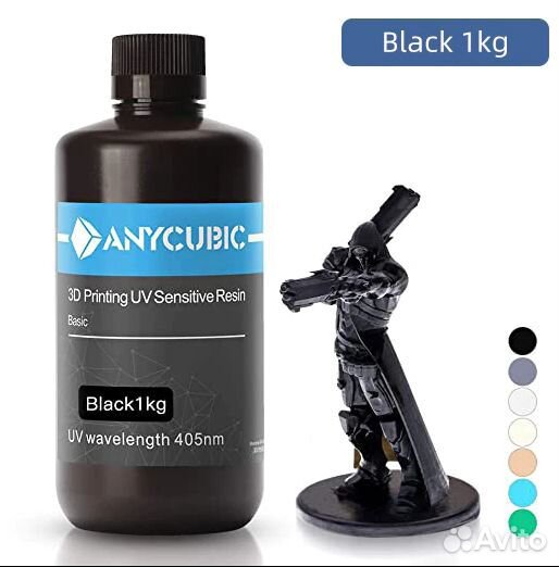 Фотополимерная смола Anycubic 3D Resin 405nm 1шт