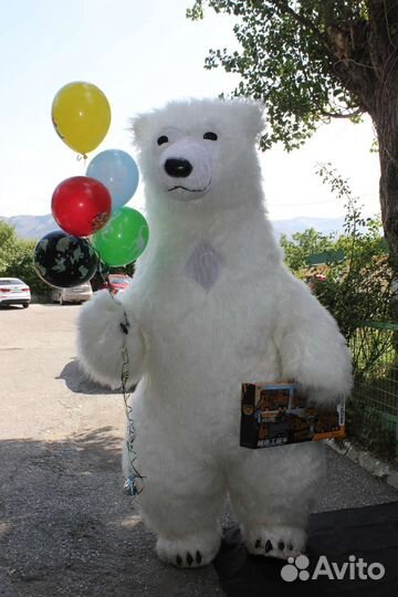 Белый мишка поздравление