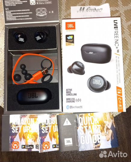 Беспроводные наушники jbl live free NC +tws