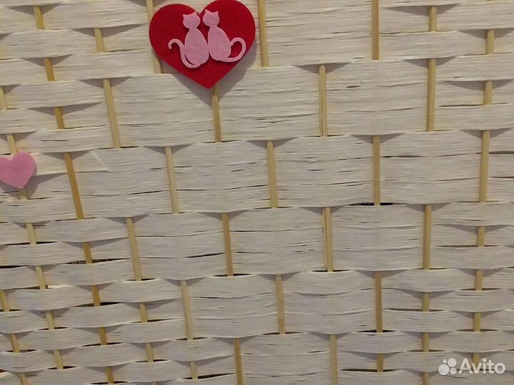 Ширма плетеная,деревяная