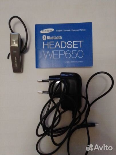Bluetooth гарнитура samsung WEP 650