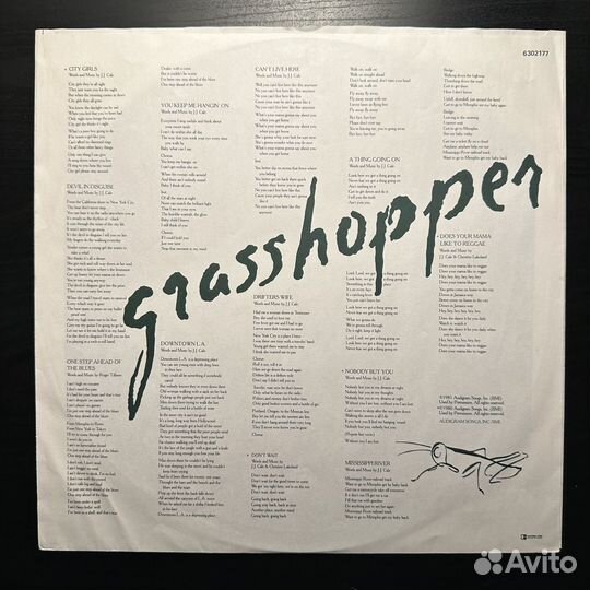 J.J. Cale – Grasshopper (Франция 1982г.)