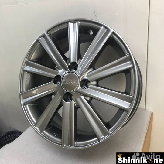 Диски литые R15 4/100 кик Камрик Дарк платин D54.1