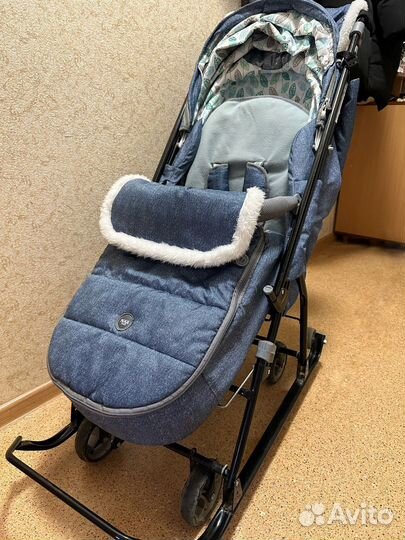 Санки коляска Nika «наши детки» 6