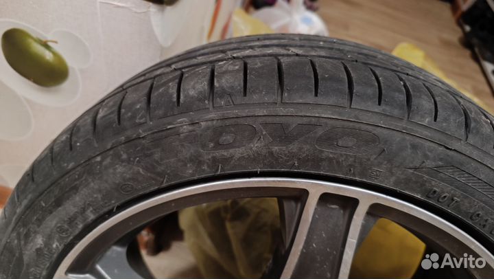 Литье диски r17 5x100 с резиной