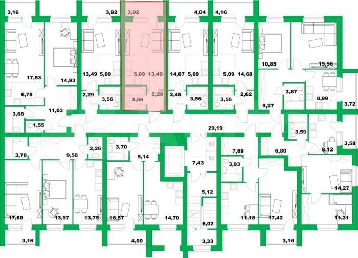 1-к. квартира, 26,4 м², 8/8 эт.
