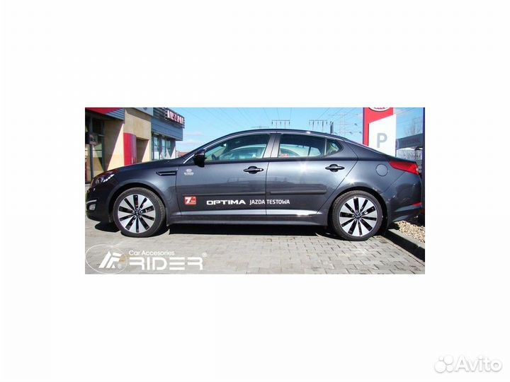 Молдинги на двери Киа Оптима 3