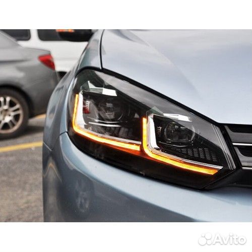 Фара golf 6 в стиле golf 7