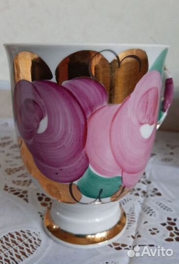 Чайная пара гигант дулево Агашки. 600 мл