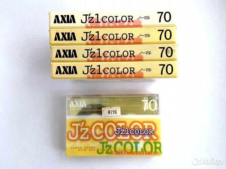 Кассета аудиокассета Axia (Fuji) J'z 1 70 - 2000 г