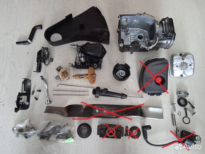 Двигатель газонокос. Briggs & Stratton 500E разбор