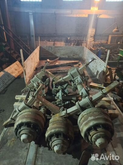 Оси прицепа маз