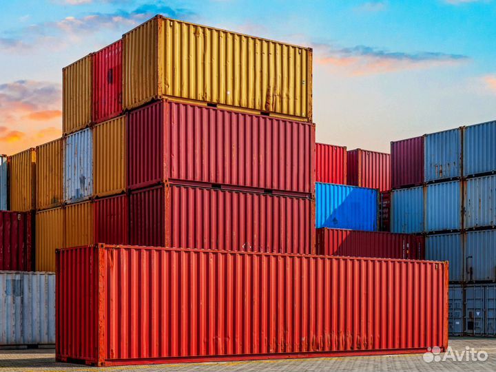 Морской контейнер 40-футовые GP без дефектов с доставой