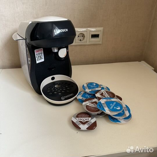 Кофемашина капсульная Bosch Tassimo Happy, cream