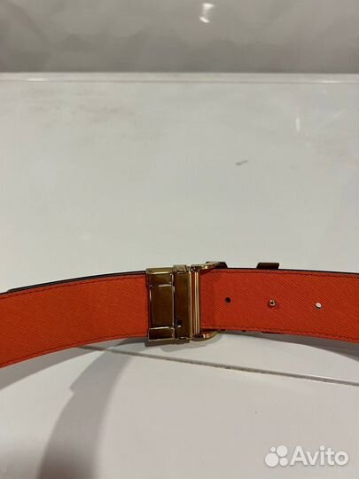 Ремень MCM classic logo leather Оригинал