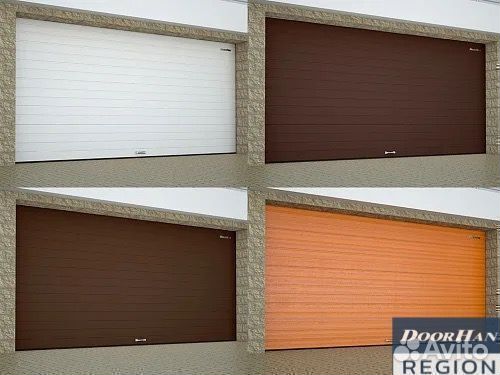 Гаражные секционные ворота