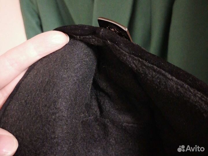 Женская шапка чалма из замши