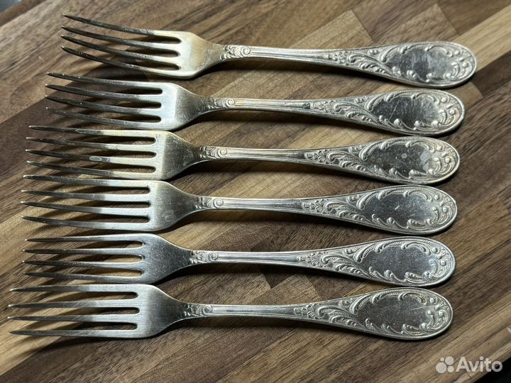 Вилки десертные мельхиор 