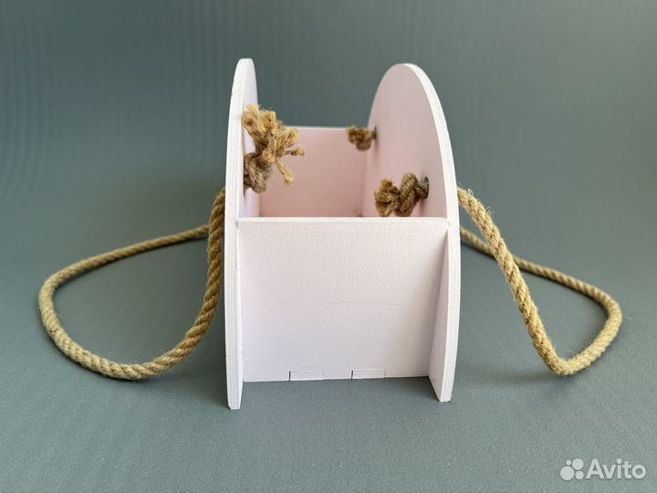 Коробка для цветов и подарков деревянный ящик