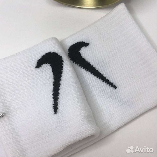 Носки nike высокие белые