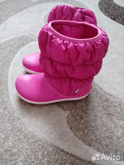 Резиновые сапоги для девочки crocs