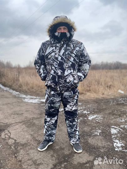 Костюм камуфляжный зимний