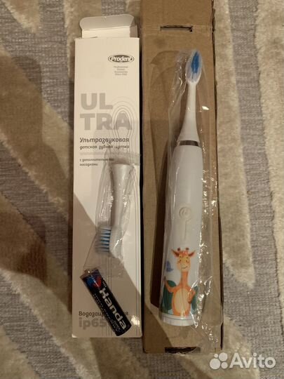 Зубная щетка электрическая детская