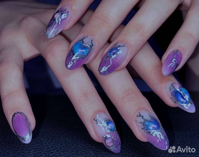 Маникюр, наращивание, покрытие ногтей гелем