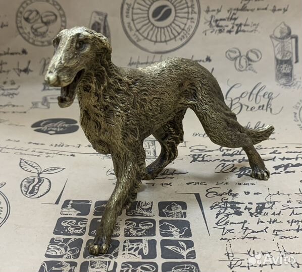 Бронзовая статуэтка Борзая