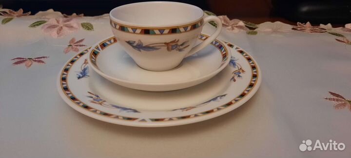 Абсолютно новая Кофейная пара и блюдце набором