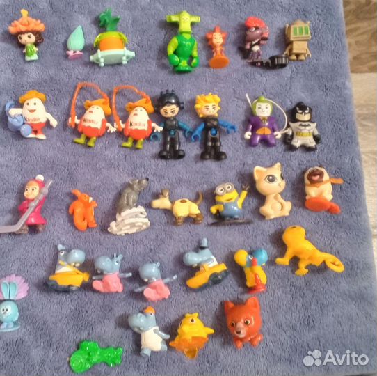 Игрушки из киндер сюрприза завры